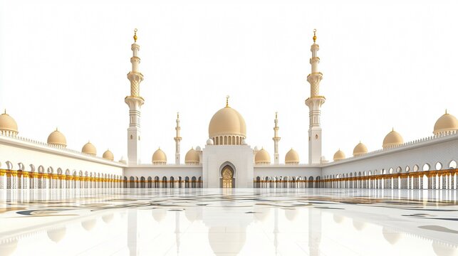 Mosque Sign Vector Illustration for Stock Photos