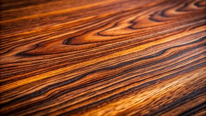 Fototapeta premium Vintage Wenge Wood Texture: Rich Brown Grain Close-Up Stock Photo