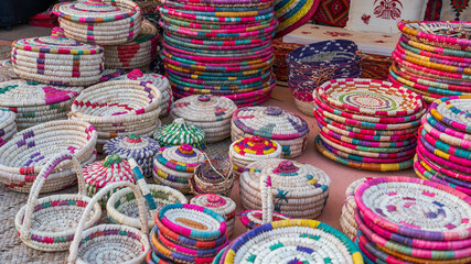 Handmade woven Baskets from Oman