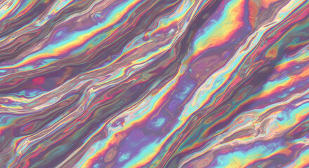 Holographic rainbow foil iridescent texture abstract hologram background