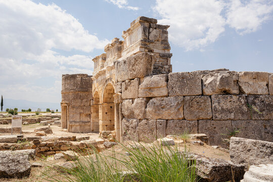 Hierapolis is an ancient city located in Pamukkale and operated as one of the features of the main historical Cybele cult during the Phrygian period.