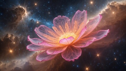 Cosmic flower nebula