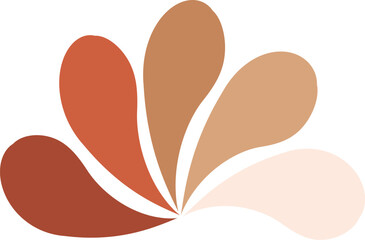 brown color tints and shades