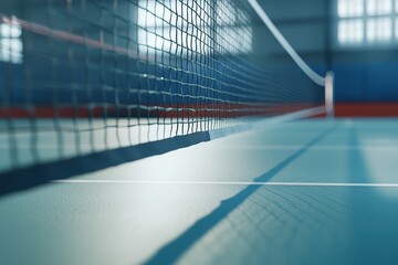Preparing a Badminton Court: Precision in Net Setup for Optimal Play Conditions