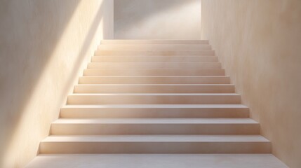 Obraz premium Lighted staircase.