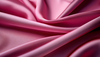 Fototapeta premium Valentine's Day background wallpaper brings a touch of luxury with its velvety pink texture. Gentle folds and subtle light reflections create a romantic atmosphere, perfect for valentines love designs