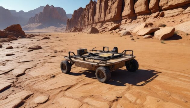 Ground-Penetrating Radar (GPR) Scan of Rock Formation, rock formations, exploration, earth sciences