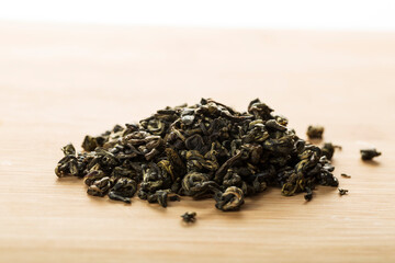 Chinese green tea, Zhen Lo, Jasmine snail.