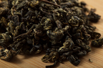 Chinese green tea, Zhen Lo, Jasmine snail.