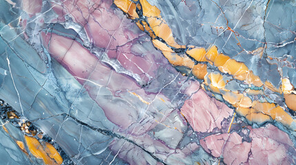 Fototapeta premium Luxury colorful statuario marble stone texture, intricately veined patterns, generative ai