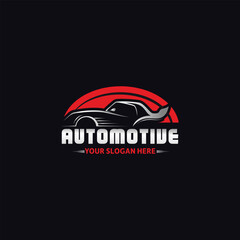 car auto repairing logo design vector