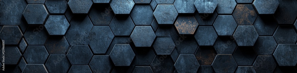 Poster Abstract Hexagon Geometric Surface Loop 1A: light bright clean minimal hexagonal grid pattern with random waving motion on a pure white architectural background