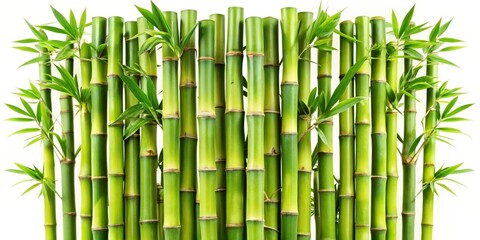Fototapeta premium Green Bamboo Stalks
