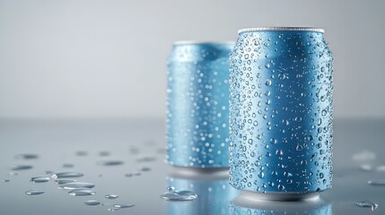 Cool, refreshing drinks in cans