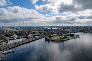 Fototapeta premium Panorama of Stockholm, Sweden