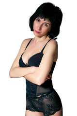 Fototapeta premium Hot sexy woman in lingerie