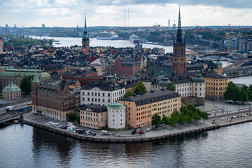 Naklejka premium Panorama of Stockholm, Sweden