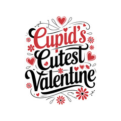 Valentine Day Typography T Shirt Design