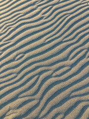Shadows On Sand At The Beach