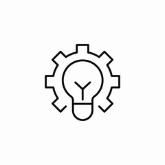 engineering system idea icon sign vector