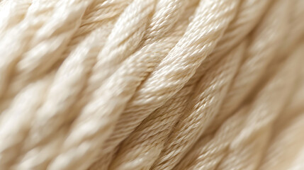 Close-up of Spool of Nylon Thread Showcasing Durable Texture and Smooth Finish in Natural Light