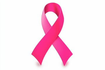 pink ribbon symbol for breast cancer awareness, support, hope, charity campaign, medical cause, solidarity, prevention, and advocacy for women's health.