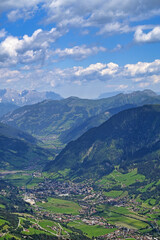 Obraz premium Bad Hofgastein village landscape,Salzburgerland, Austria