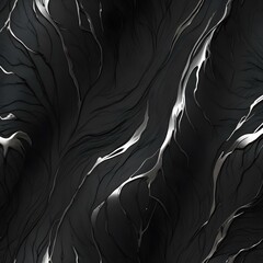 Obraz premium Matte black textures with glossy metallic details