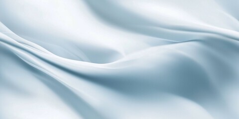 Obraz premium Soft Light Blue Flowing Fabric Texture Background