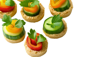 Colorful Hummus and Fresh Vegetable Platter for Healthy Party Snacks