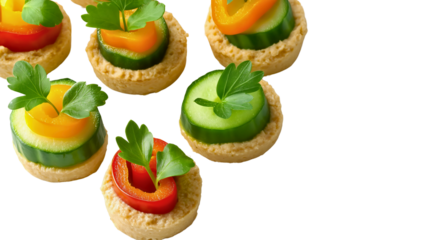 Colorful Hummus and Fresh Vegetable Platter for Healthy Party Snacks