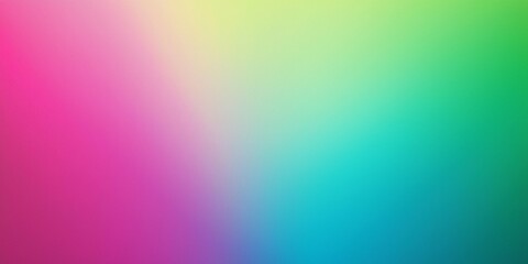 Obraz premium A colorful and radiant gradient background blending pink, green, and blue tones with soft transitions