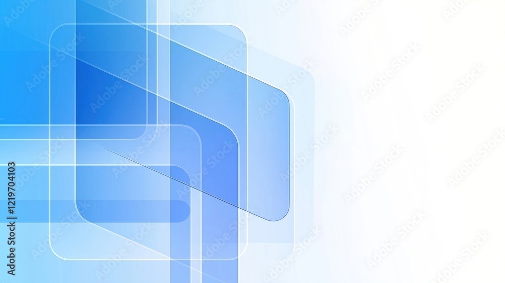Poster abstract blue rectangular background with gradient. modern tech design for templates. clean layout s