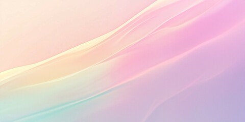 Fototapeta premium Pastel Wave Gradient Background with Gentle Flow