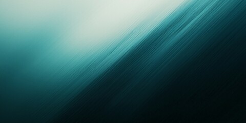 Obraz premium Teal Diagonal Gradient Background with Textured Depth