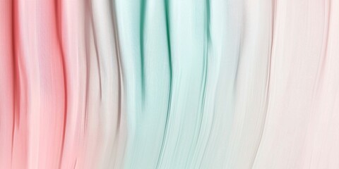Pastel Pink and Mint Vertical Flow Abstract Background