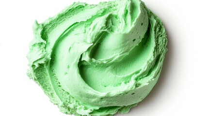 A Scoop of Refreshing Mint Ice Cream