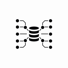 data structure icon sign vector