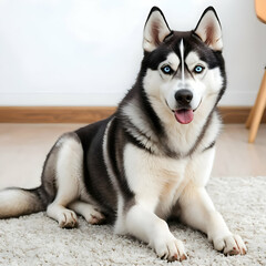 Siberian husky dog image