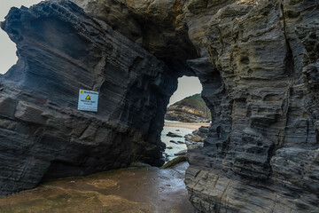 Hole In The Wall in Ballito South Africa, KwaZulu Natal, Dolphin Coast in the Thompsons bay