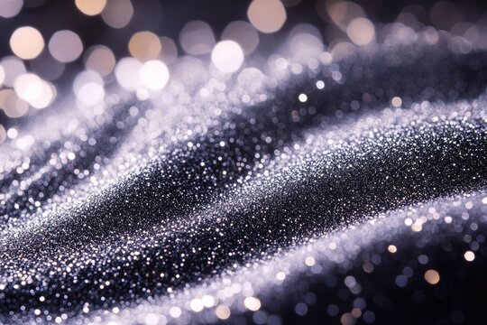 A close-up shot of a black and silver background, ideal for use in product designs or digital art projects