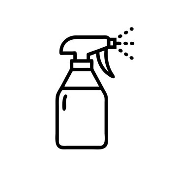 Plant sprayer icon, isolated vector illustration.