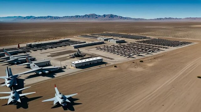 Military base in Nevada.