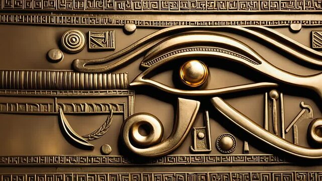 Egyptian eye of Horus.