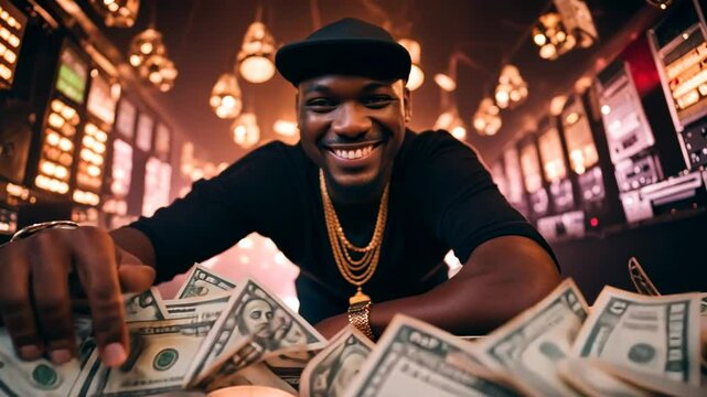 Rapper with a lot of money.