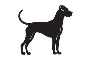 Dog silhouette