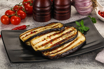  Vegan Grilled eggplant slices snack