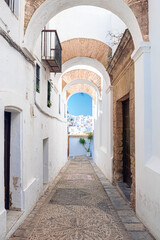 close-up of a street in Vejer de la Frontera - Cádiz ( Spain )