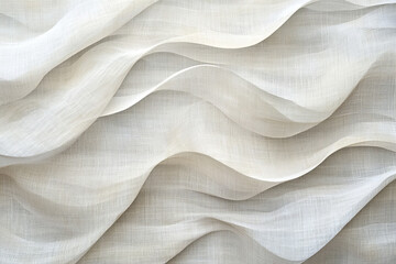 Obraz premium Minimalist Ivory Wavy Background with Smooth Textures for Sophisticated Branding, Interior Design, and Elegant Digital Art Projects