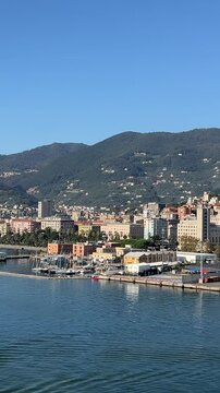 La Spezia, Italy Celebrity Constellation cruise ship at La Spezia port. La Spezia is localized yn the southern part of the Liguria region.